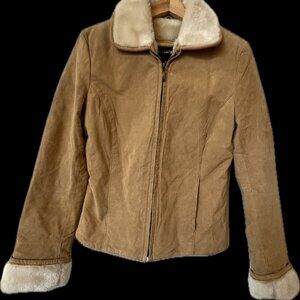 Suede Leather Coat